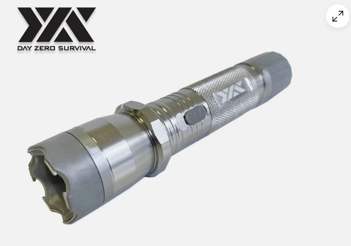 Stun Gun - Day Zero Flashlight - SILVER